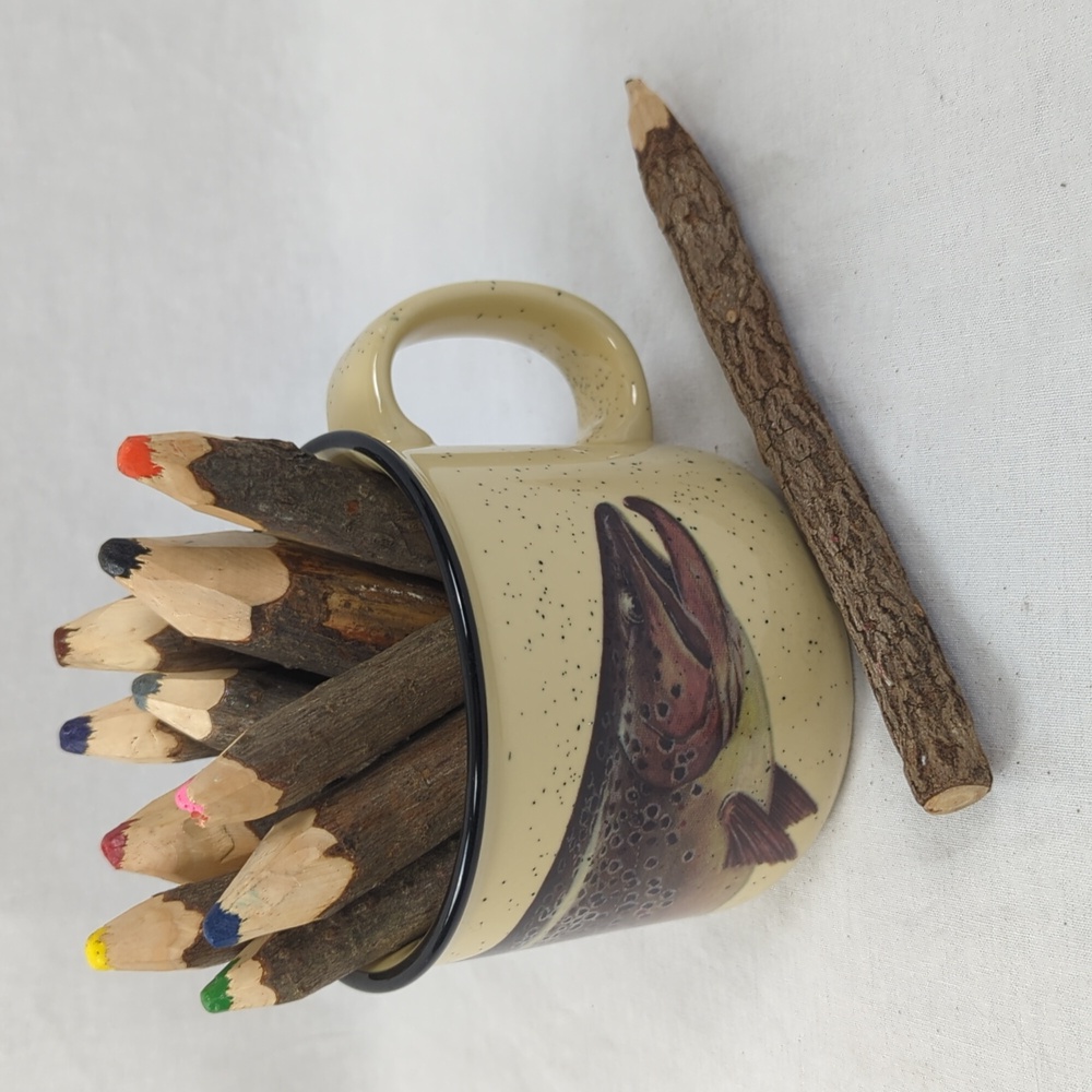 SET OF CABIN COLORED STICK PENCILS